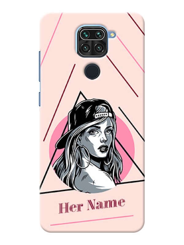 Custom Redmi Note 9 Custom Phone Cases: Rockstar Girl Design