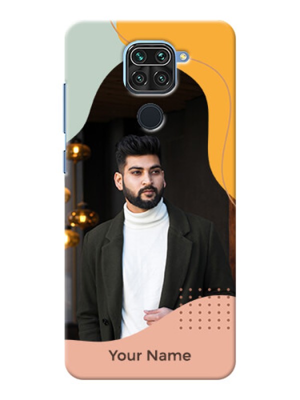 Custom Redmi Note 9 Custom Phone Cases: Tri-coloured overlay design