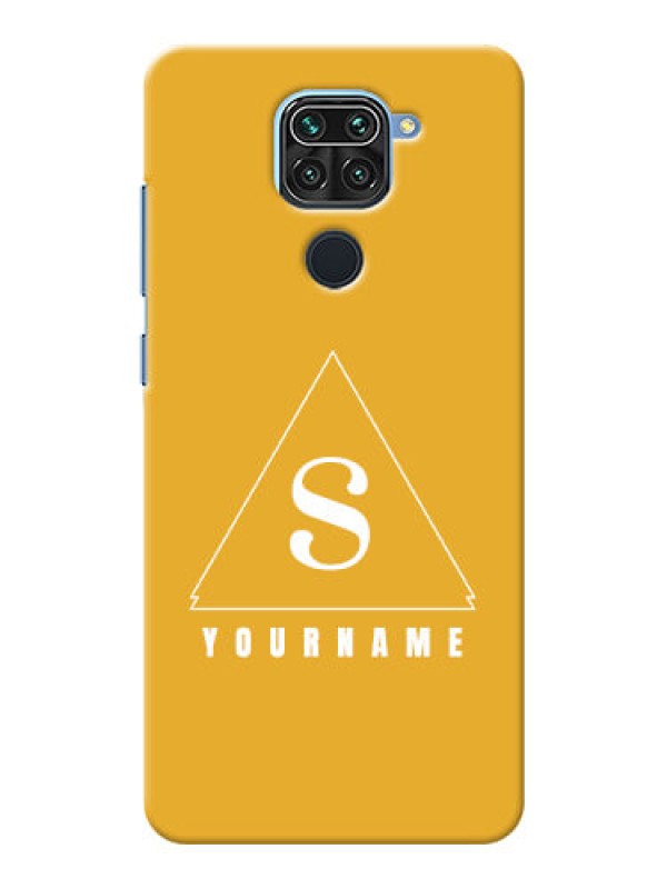 Custom Redmi Note 9 Custom Mobile Case with simple triangle Design
