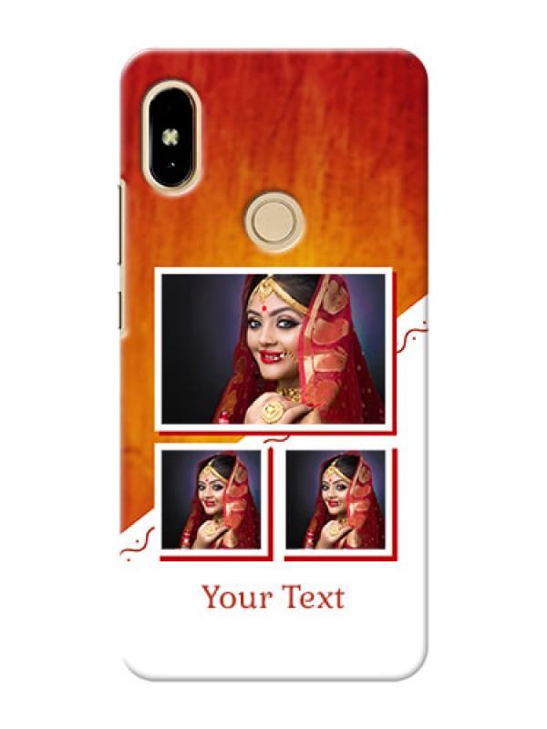 Custom Xiaomi Redmi S2 Wedding Memories Mobile Cover Design