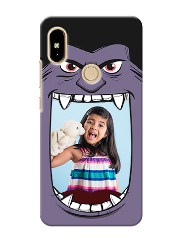 Custom Xiaomi Redmi S2 angry monster backcase Design