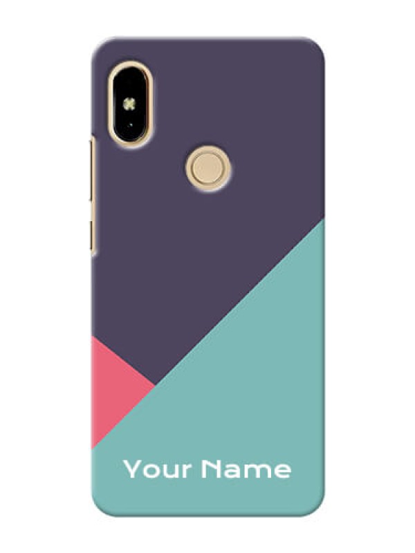 Custom Redmi S2 Custom Phone Cases: Tri Color abstract Design