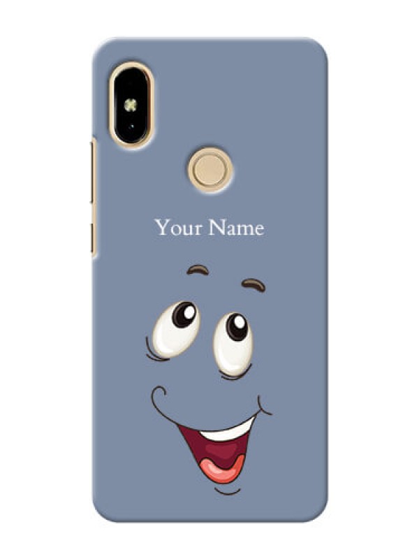 Custom Redmi S2 Phone Back Covers: Laughing Cartoon Face Design