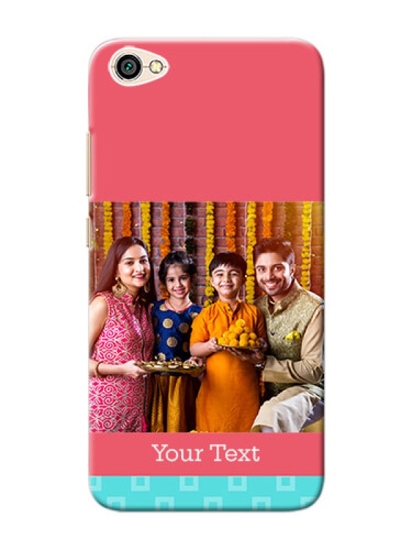 Custom Xiaomi Redmi Y1 Lite Pink And Blue Pattern Mobile Case Design