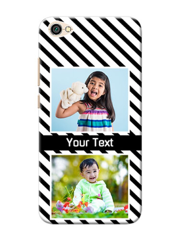Custom Xiaomi Redmi Y1 Lite 2 image holder with black and white stripes Design