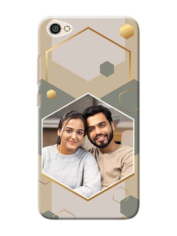 Custom Redmi Y1 Lite Phone Back Covers: Stylish Hexagon Pattern Design