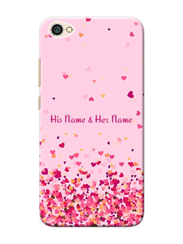 Custom Redmi Y1 Lite Phone Back Covers: Floating Hearts Design