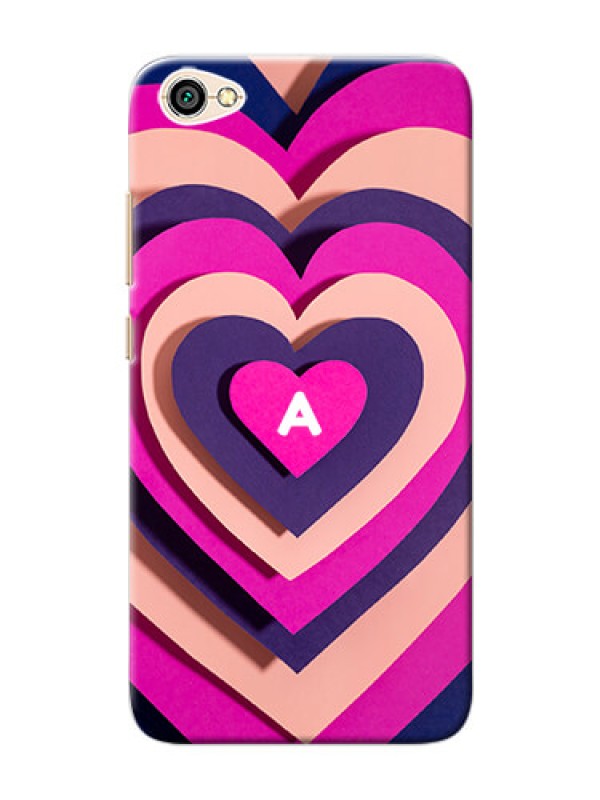 Custom Redmi Y1 Lite Custom Mobile Case with Cute Heart Pattern Design