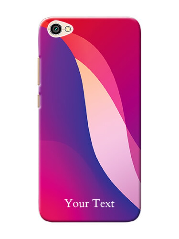 Custom Redmi Y1 Lite Mobile Back Covers: Digital abstract Overlap Design