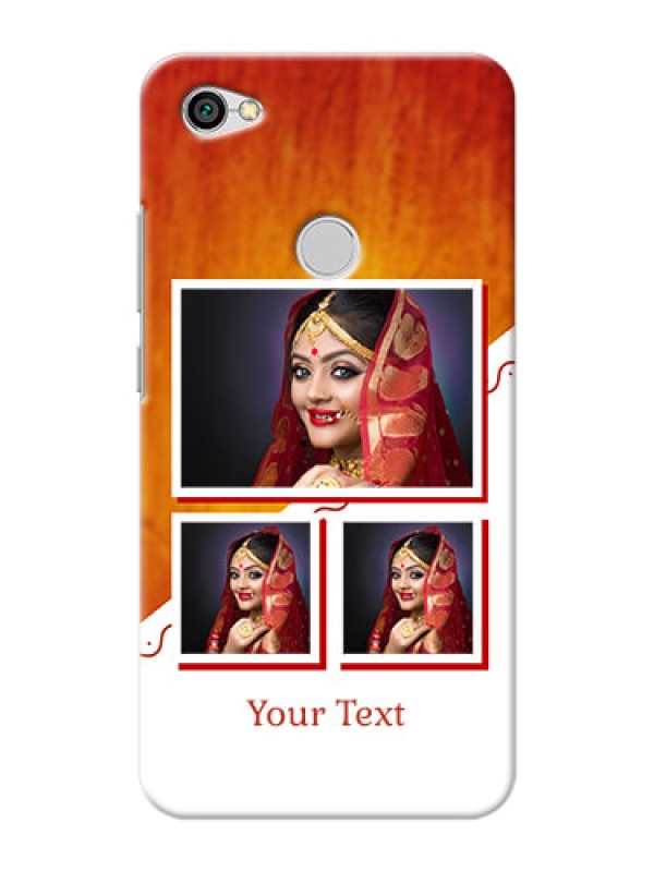 Custom Xiaomi Redmi Y1 Wedding Memories Mobile Cover Design