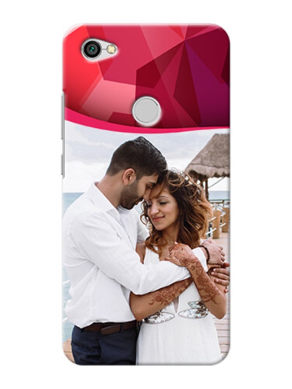 Custom Xiaomi Redmi Y1 Red Abstract Mobile Case Design