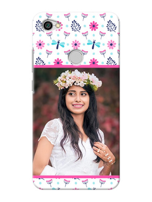 Custom Xiaomi Redmi Y1 Colourful Flowers Mobile Cover Design