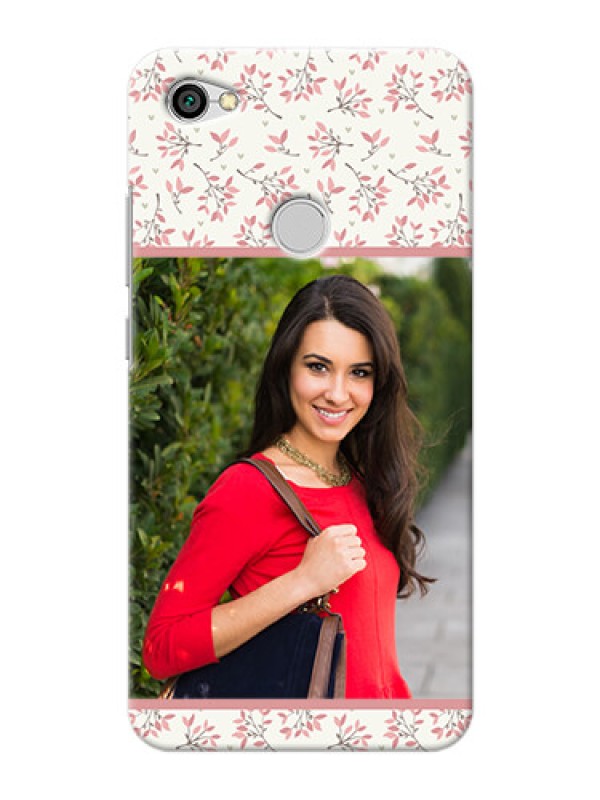 Custom Xiaomi Redmi Y1 Floral Design Mobile Back Cover Design