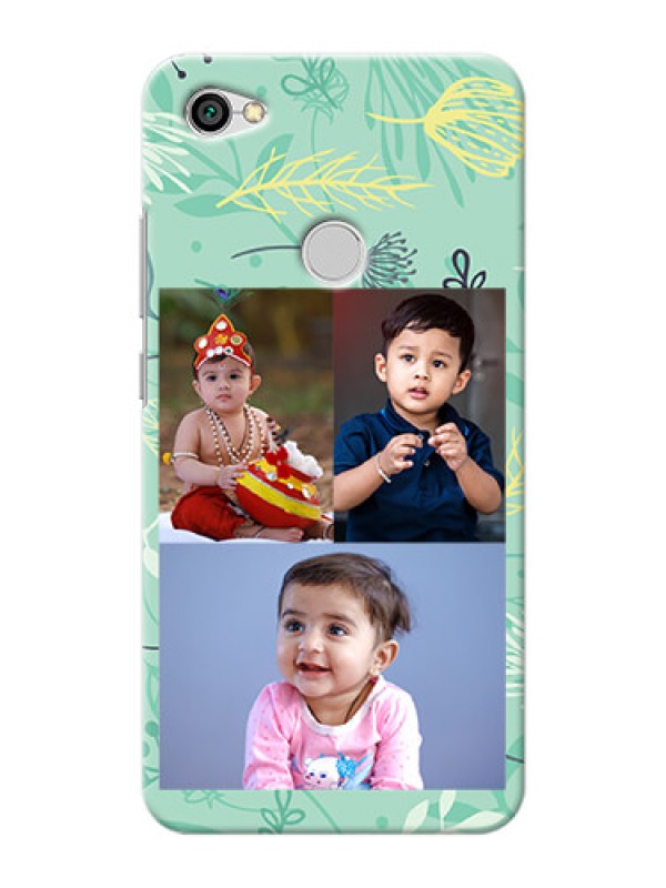 Custom Xiaomi Redmi Y1 family is forever design with floral pattern Design