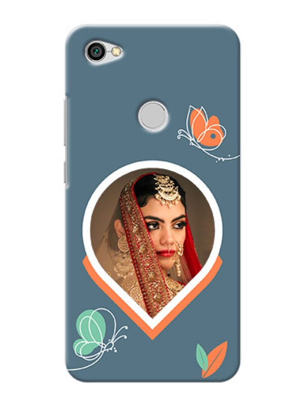 Custom Redmi Y1 Custom Mobile Case with Droplet Butterflies Design