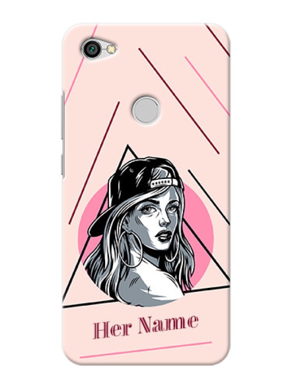 Custom Redmi Y1 Custom Phone Cases: Rockstar Girl Design