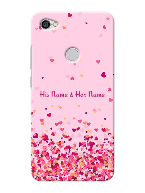 Custom Redmi Y1 Phone Back Covers: Floating Hearts Design