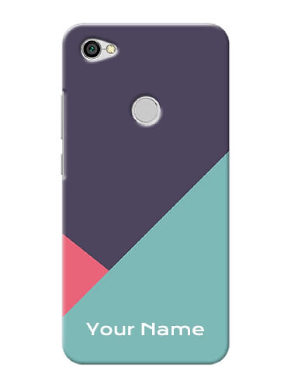 Custom Redmi Y1 Custom Phone Cases: Tri Color abstract Design