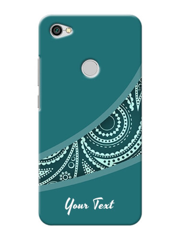 Custom Redmi Y1 Custom Phone Covers: semi visible floral Design