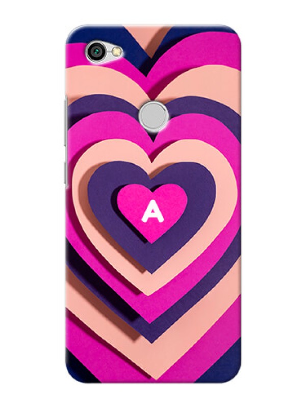 Custom Redmi Y1 Custom Mobile Case with Cute Heart Pattern Design