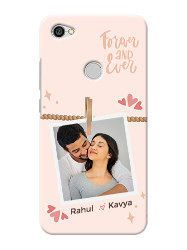 Custom Redmi Y1 Phone Back Covers: Forever and ever love Design