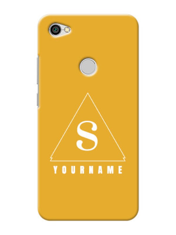 Custom Redmi Y1 Custom Mobile Case with simple triangle Design