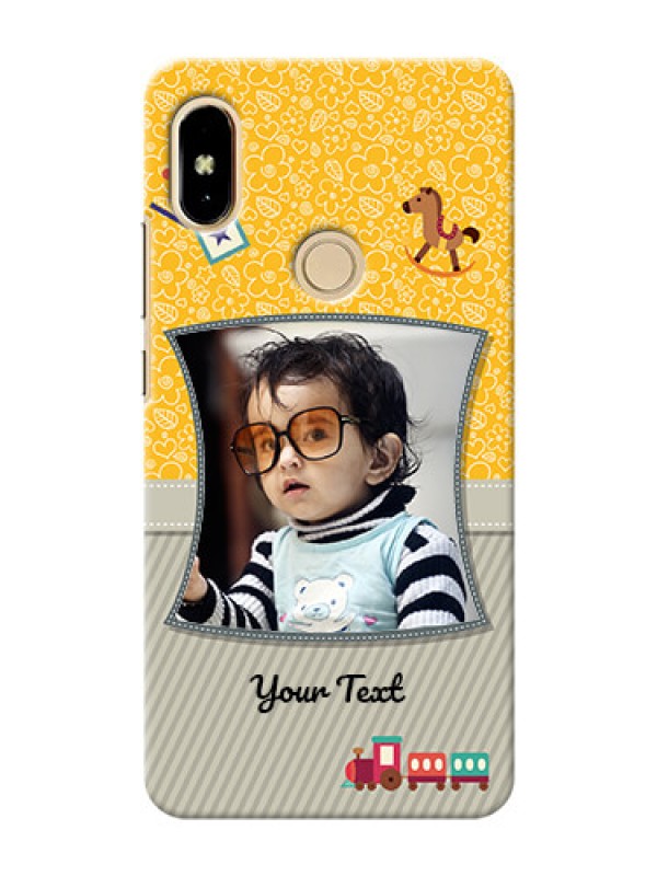 Custom Xiaomi Redmi Y2 Baby Picture Upload Mobile Cover Design