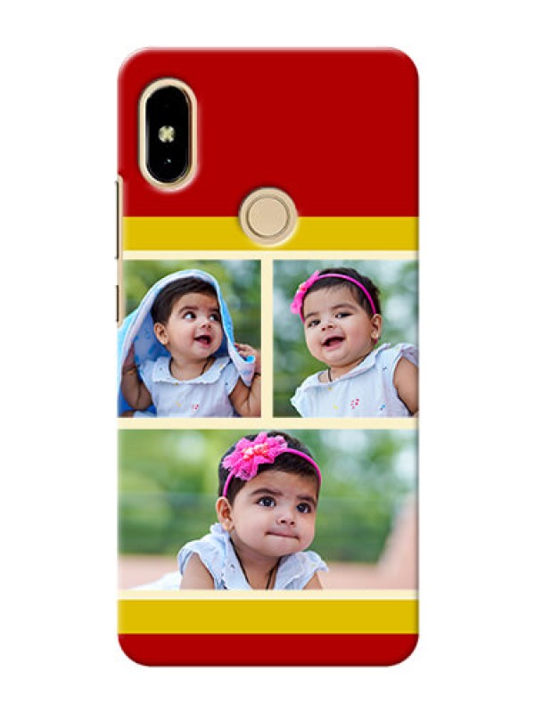 Custom Xiaomi Redmi Y2 Multiple Picture Upload Mobile Cover Design