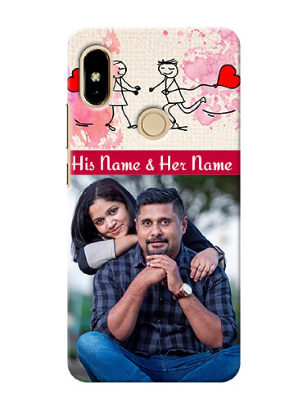 Custom Xiaomi Redmi Y2 Just You And Me Mobile Back Case Design