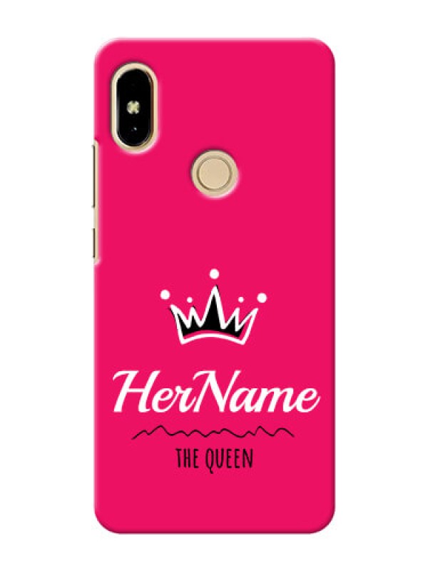 Custom Xiaomi Redmi Y2 Queen Phone Case with Name