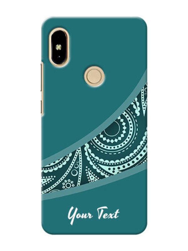 Custom Redmi Y2 Custom Phone Covers: semi visible floral Design