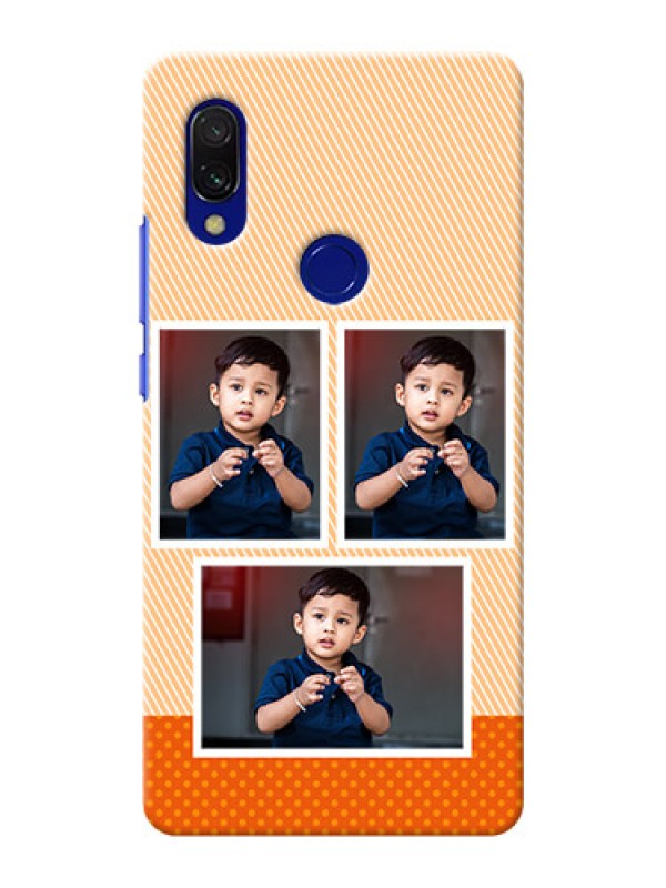Custom Redmi Y3 Mobile Back Covers: Bulk Photos Upload Design