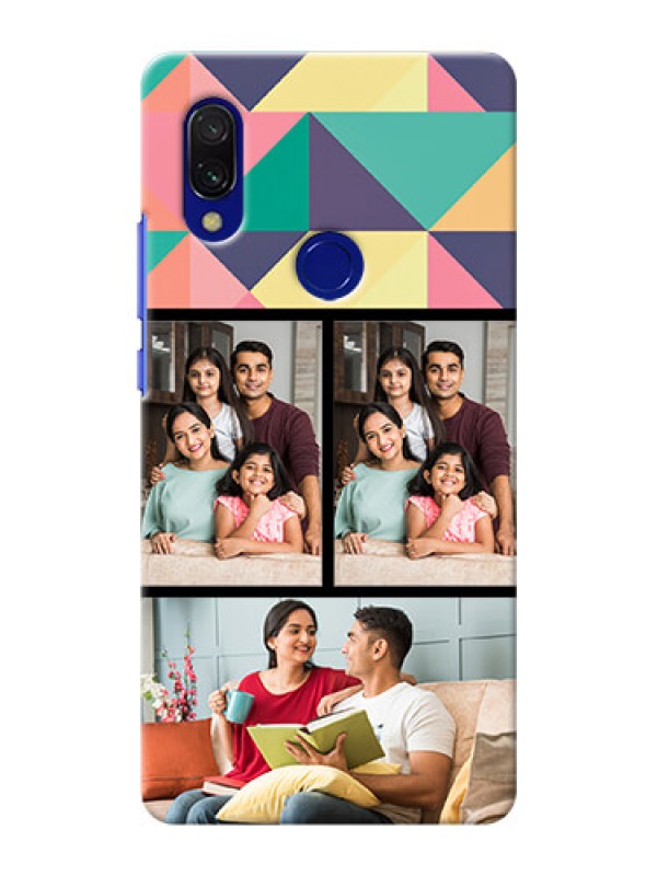 Custom Redmi Y3 personalised phone covers: Bulk Pic Upload Design