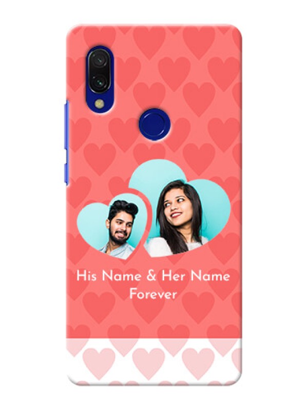 Custom Redmi Y3 personalized phone covers: Couple Pic Upload Design