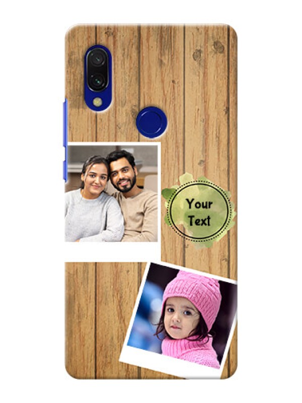 Custom Redmi Y3 Custom Mobile Phone Covers: Wooden Texture Design