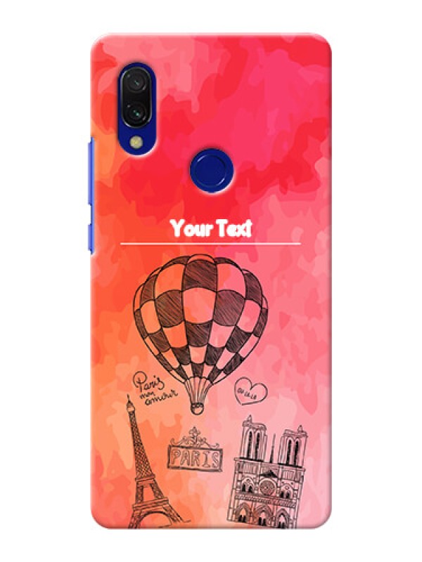 Custom Redmi Y3 Personalized Mobile Covers: Paris Theme Design