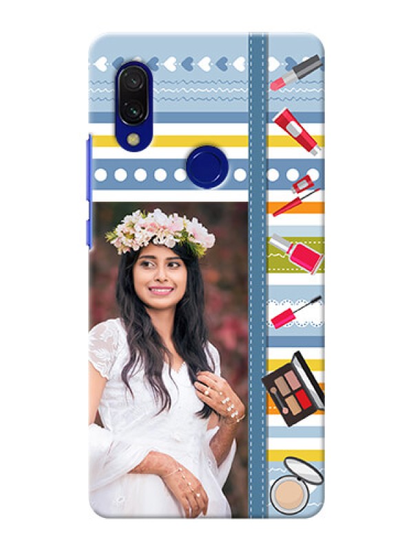 Custom Redmi Y3 Personalized Mobile Cases: Makeup Icons Design
