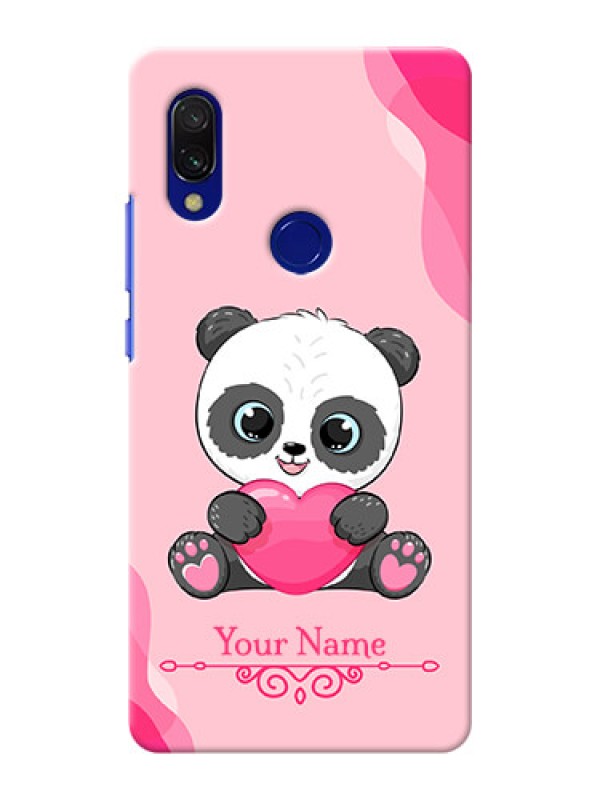Custom Redmi Y3 Mobile Back Covers: Cute Panda Design
