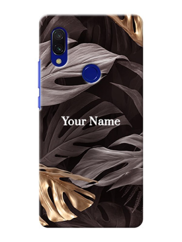 Custom Redmi Y3 Mobile Back Covers: Wild Leaves digital paint Design