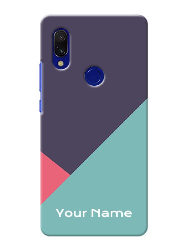 Custom Redmi Y3 Custom Phone Cases: Tri Color abstract Design