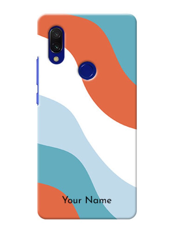 Custom Redmi Y3 Mobile Back Covers: coloured Waves Design