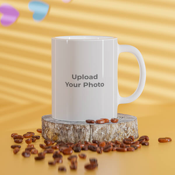 Custom 3 Equal Pic Upload Design For Any Occasions & Event Design On Mug