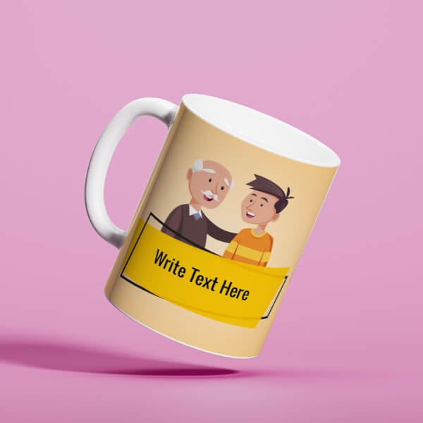 Custom Happy Birthday To You Grandpa Design On Mug