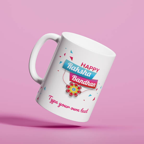 Custom Happy Rakshabandan Design On Mug
