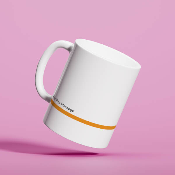 Custom Corporate Mug With Company Message Design On Mug