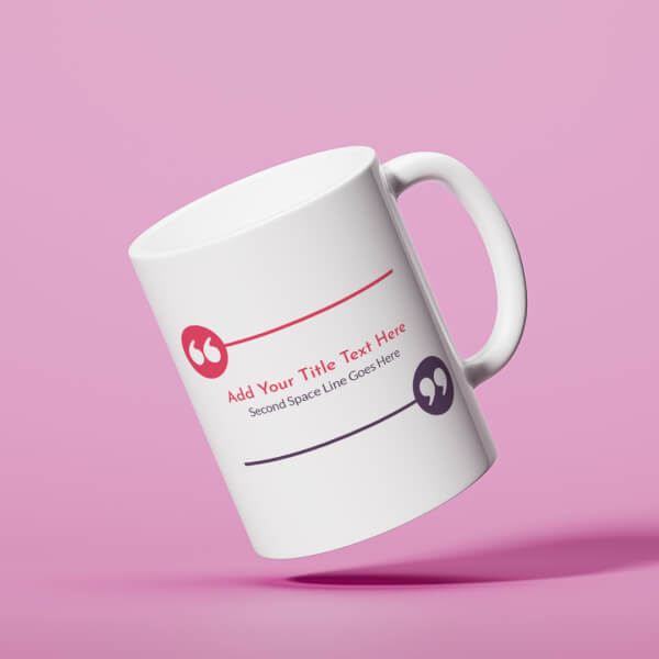 Custom Corporate Mug With Custom Message Design On Mug