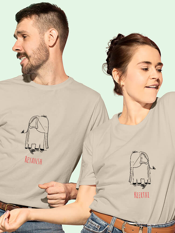 Custom Funny Couples T Shirt