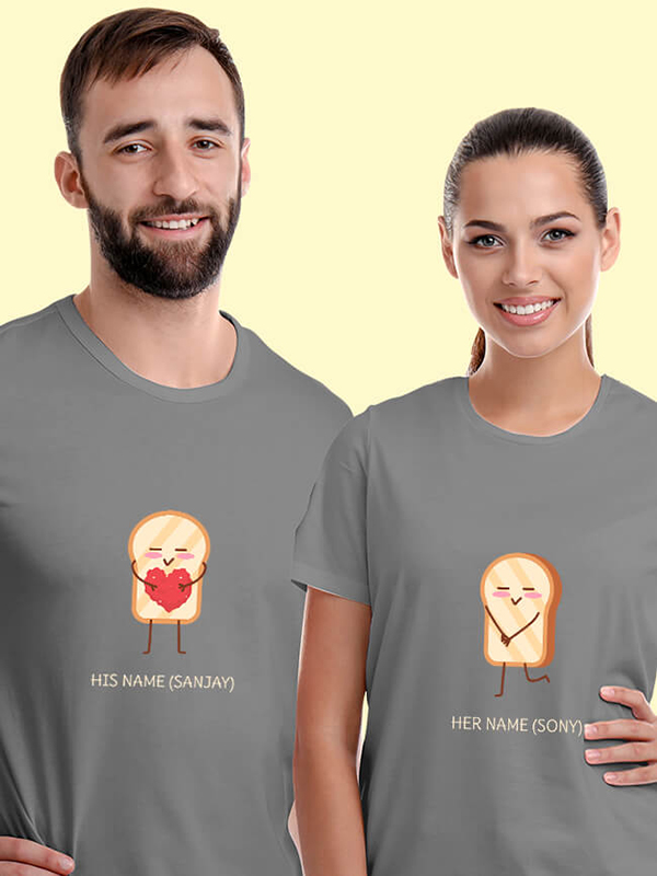 Custom Valentines Day Proposing Love Couples T Shirt