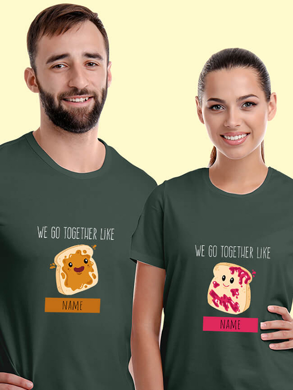 Custom We Go Together Like Couples T Shirt