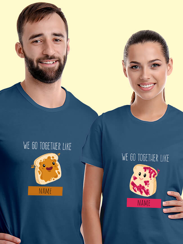 Custom We Go Together Like Couples T Shirt